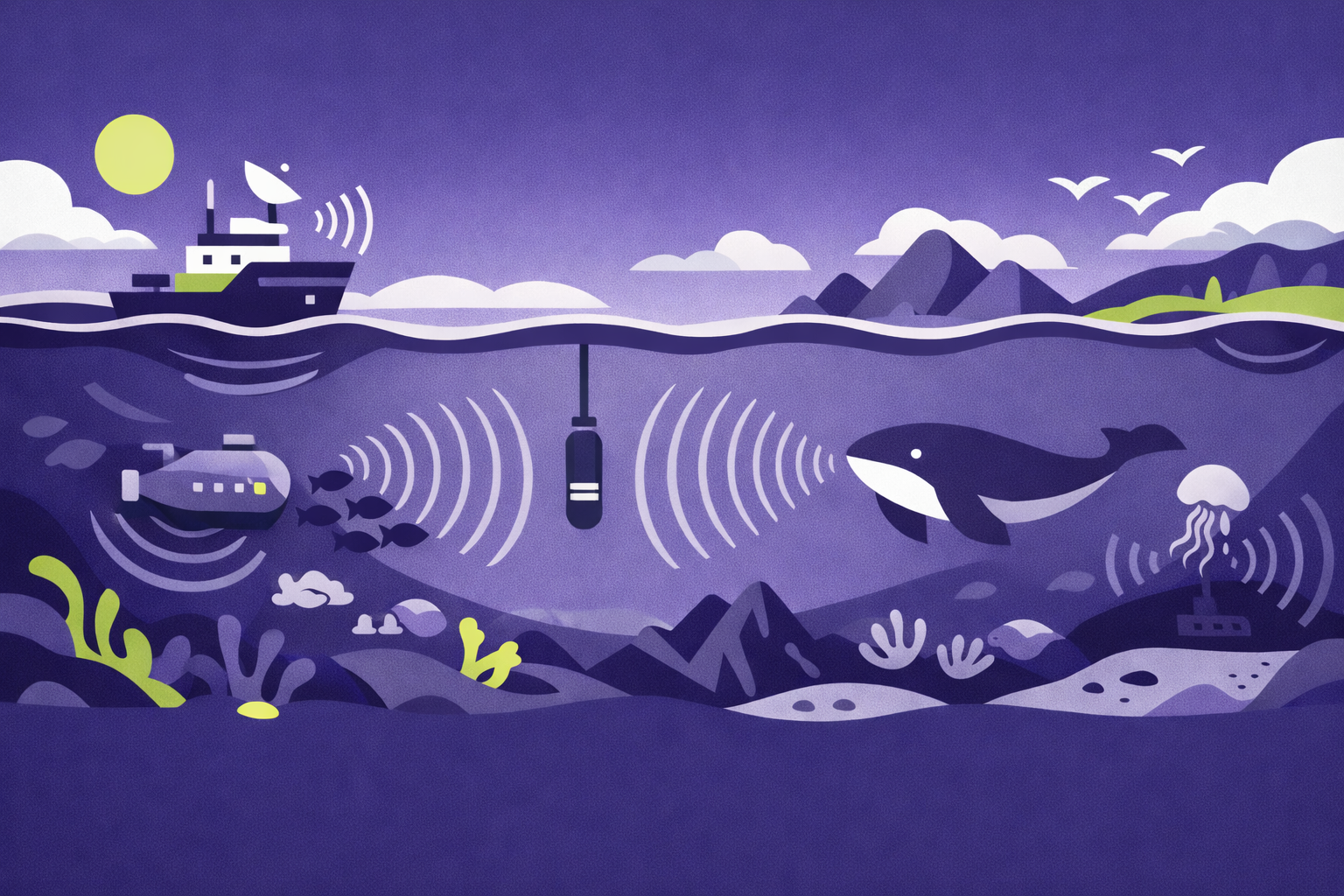 Underwater noise modelling